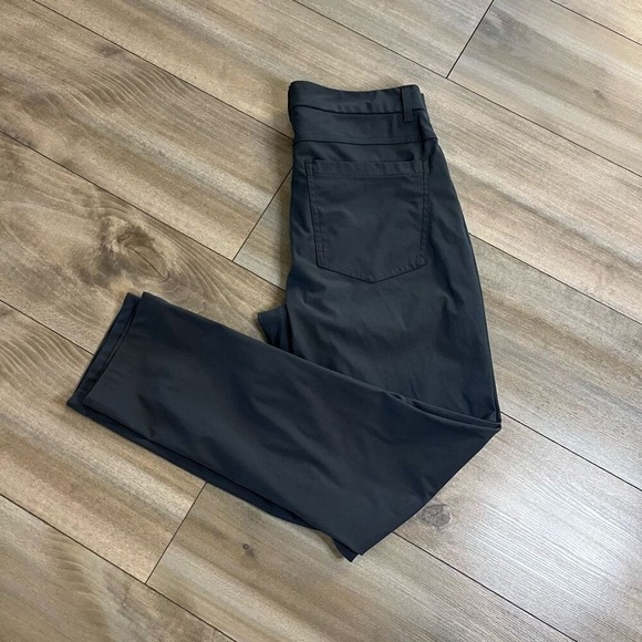 lululemon athletica Other - Vrst Grey Slim Fit‎ Grey Activewear Dress Pants Men 30x30